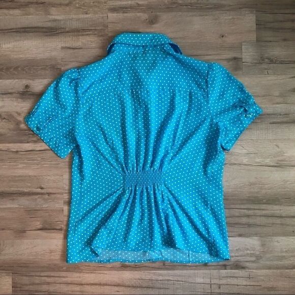 Notations Polka Dot Blouse Size M - Picture 4 of 4